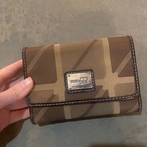 Folding wallet nine and co brown